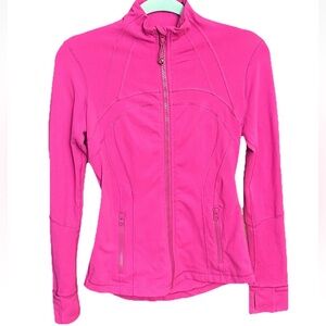 EUC Lululemon Women’s  Luon Define Jacket, Size 6, Calypso Pink